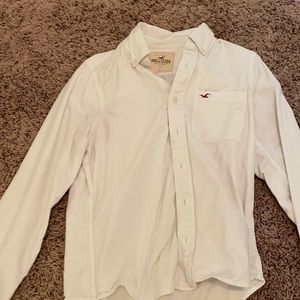 Men’s large white Hollister button down